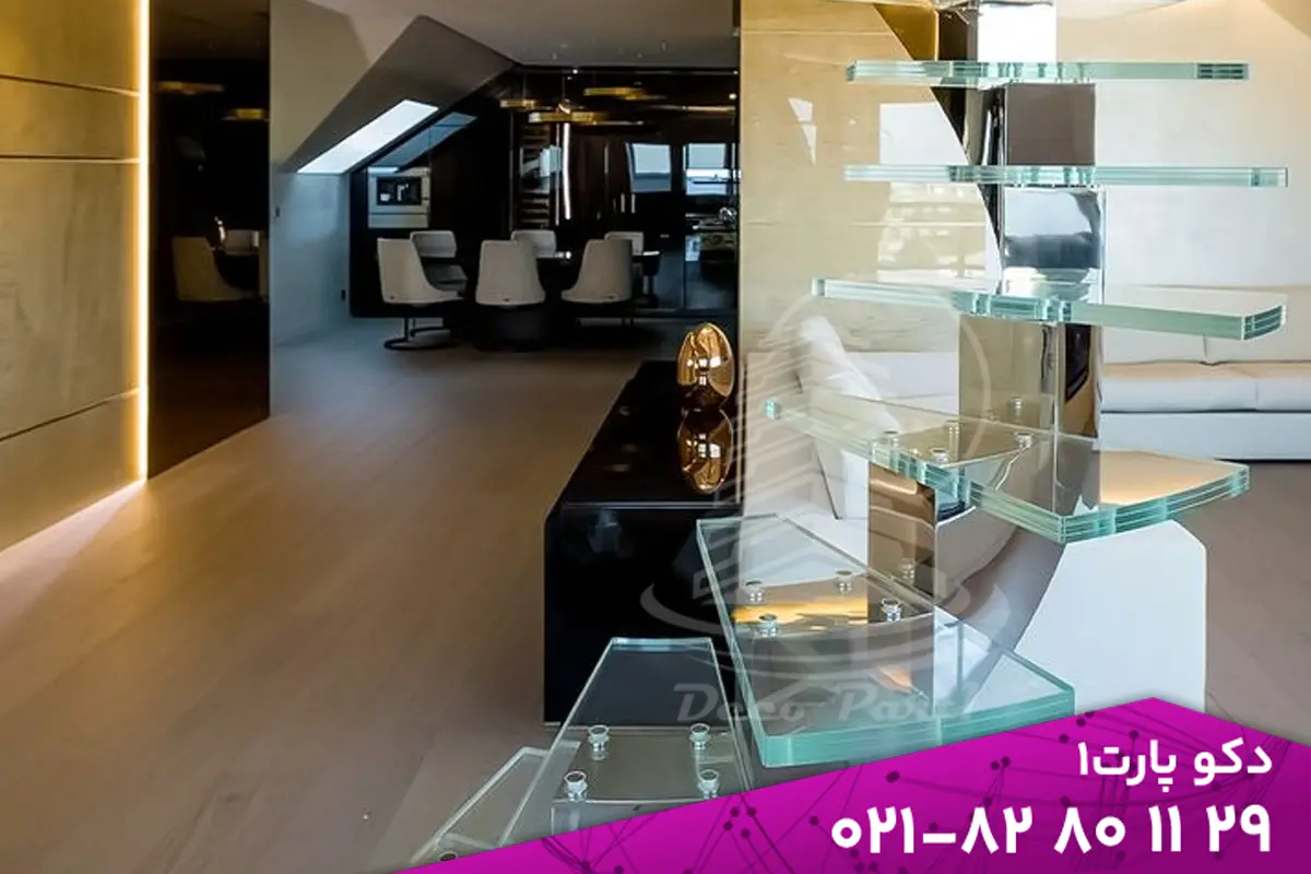 پله شیشه ای دوبلکس