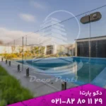 نرده شیشه ای | هندریل شیشه ای راه پله | جان پناه تراس - تصویر 2