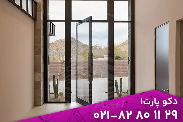 glass door 33 انواع درب و پنجره