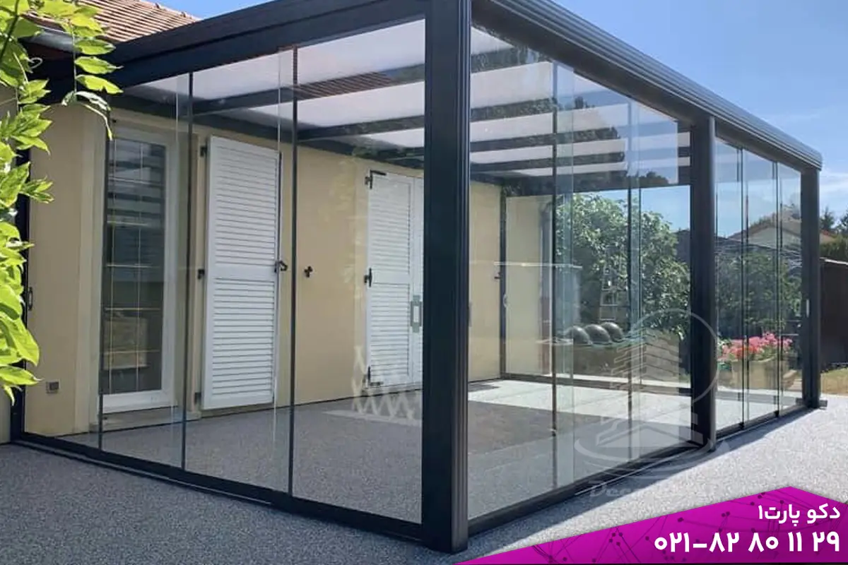 شیشه مناسب آلاچیق شیشه ای