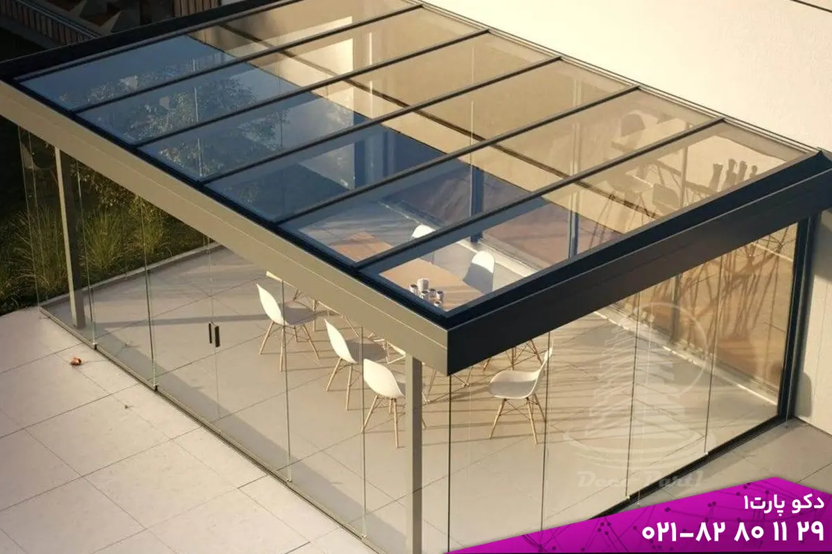 شیشه سکوریت یا لمینت برای آلاچیق