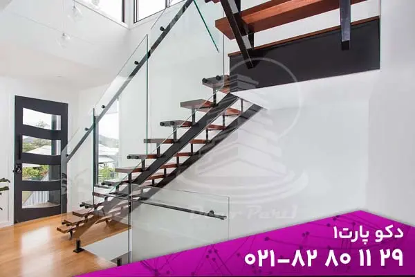 نرده شیشه ای فیکس پوینت