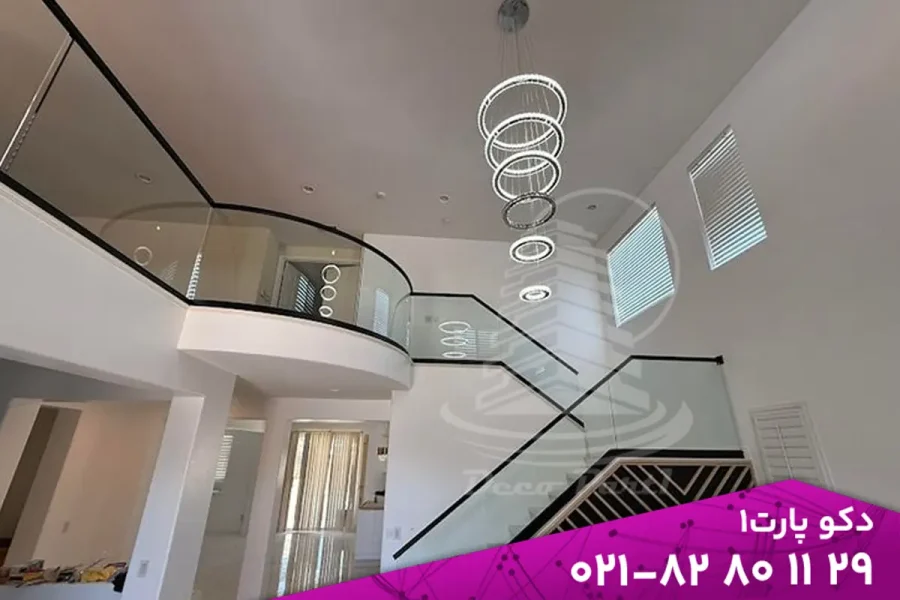 نصب نرده شیشه ایی